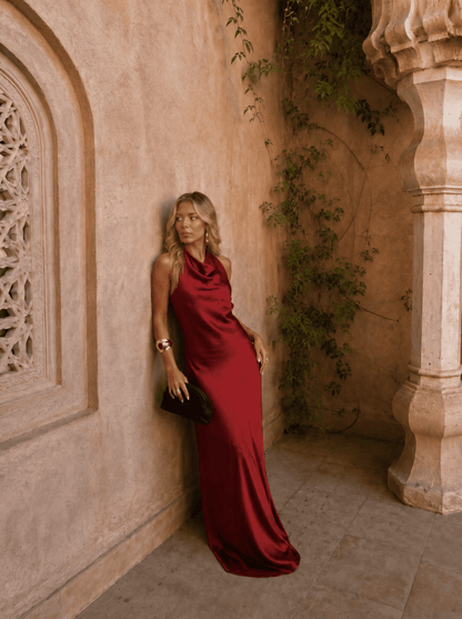 Vestido JENIFER Largo Satinado
