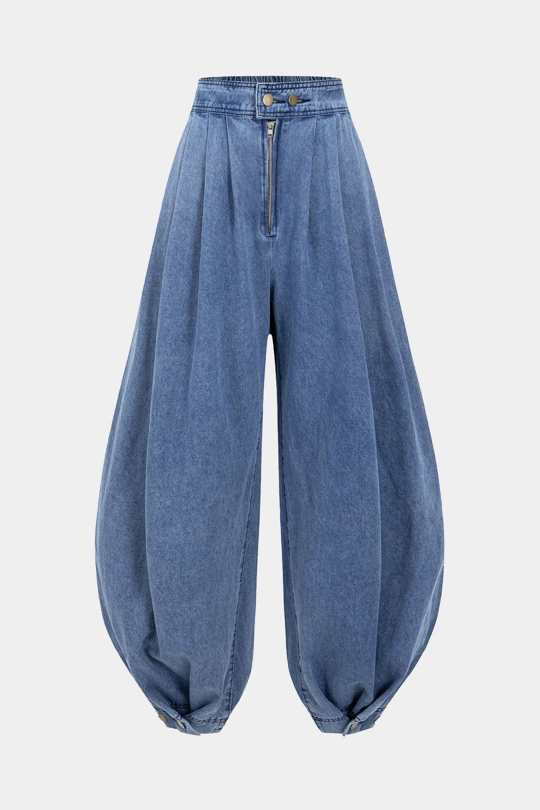 Vaqueros TRINIDAD palazzo denim altos.