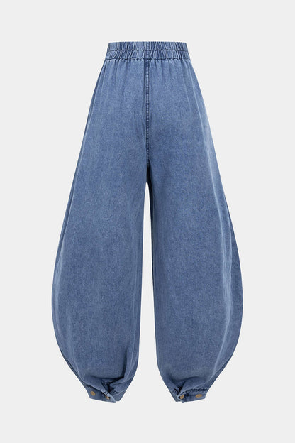 Vaqueros TRINIDAD palazzo denim altos.