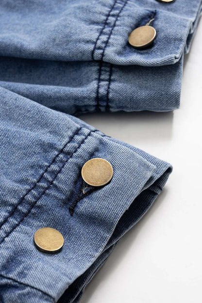 Vaqueros TRINIDAD palazzo denim altos.