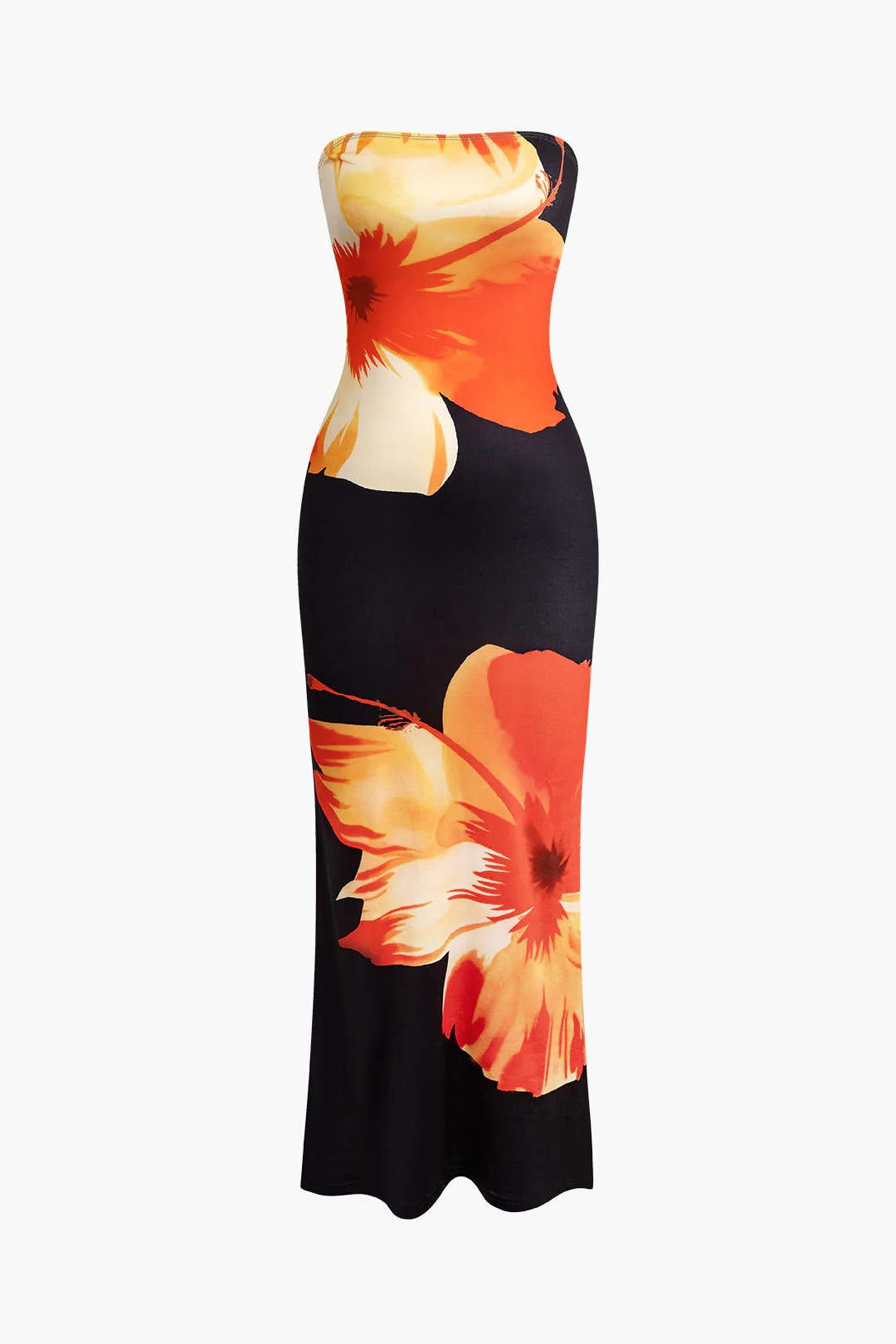 Vestido midi SOLARA, de verano y floral.