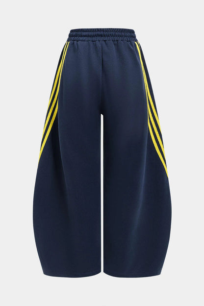 Pantalones TRACK oversize de barril con cordones.