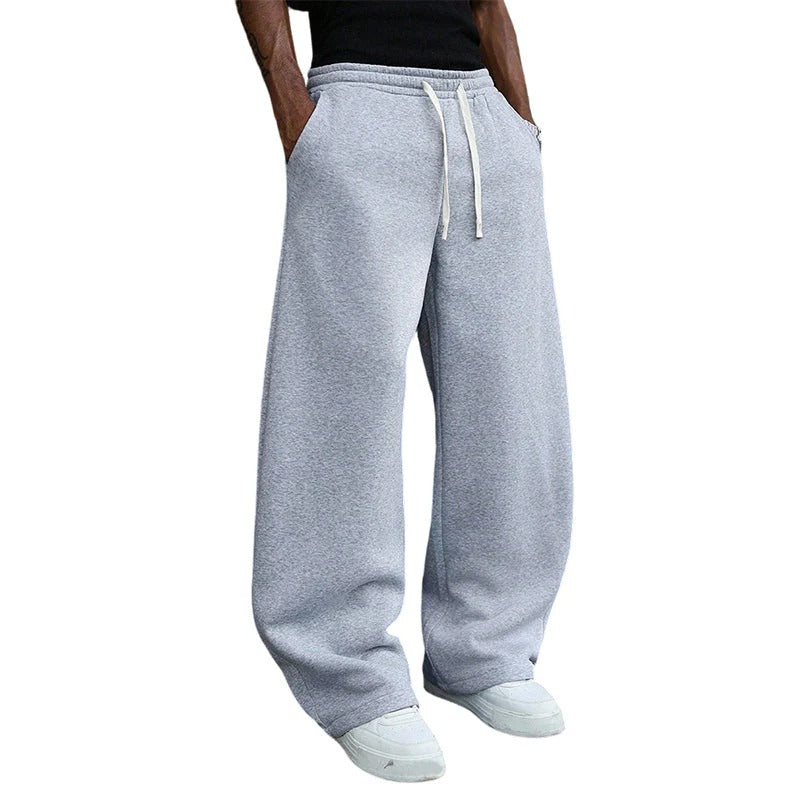 Jogger RELAX, recto, casual y cómodo para hombres, con cordón ajustable.