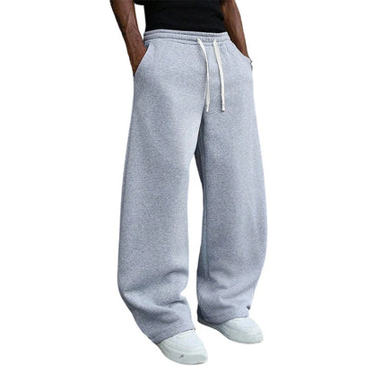 Jogger RELAX, recto, casual y cómodo para hombres, con cordón ajustable.