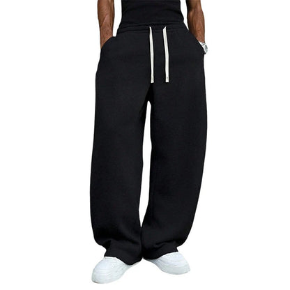 Jogger RELAX, recto, casual y cómodo para hombres, con cordón ajustable.