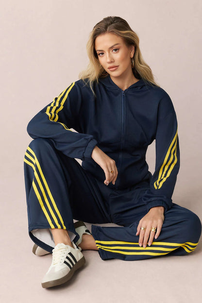 Pantalones TRACK oversize de barril con cordones.