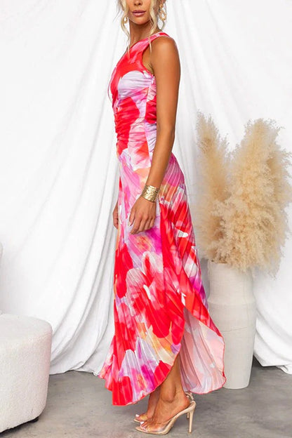 Vestido DONATELLA, largo y floral.