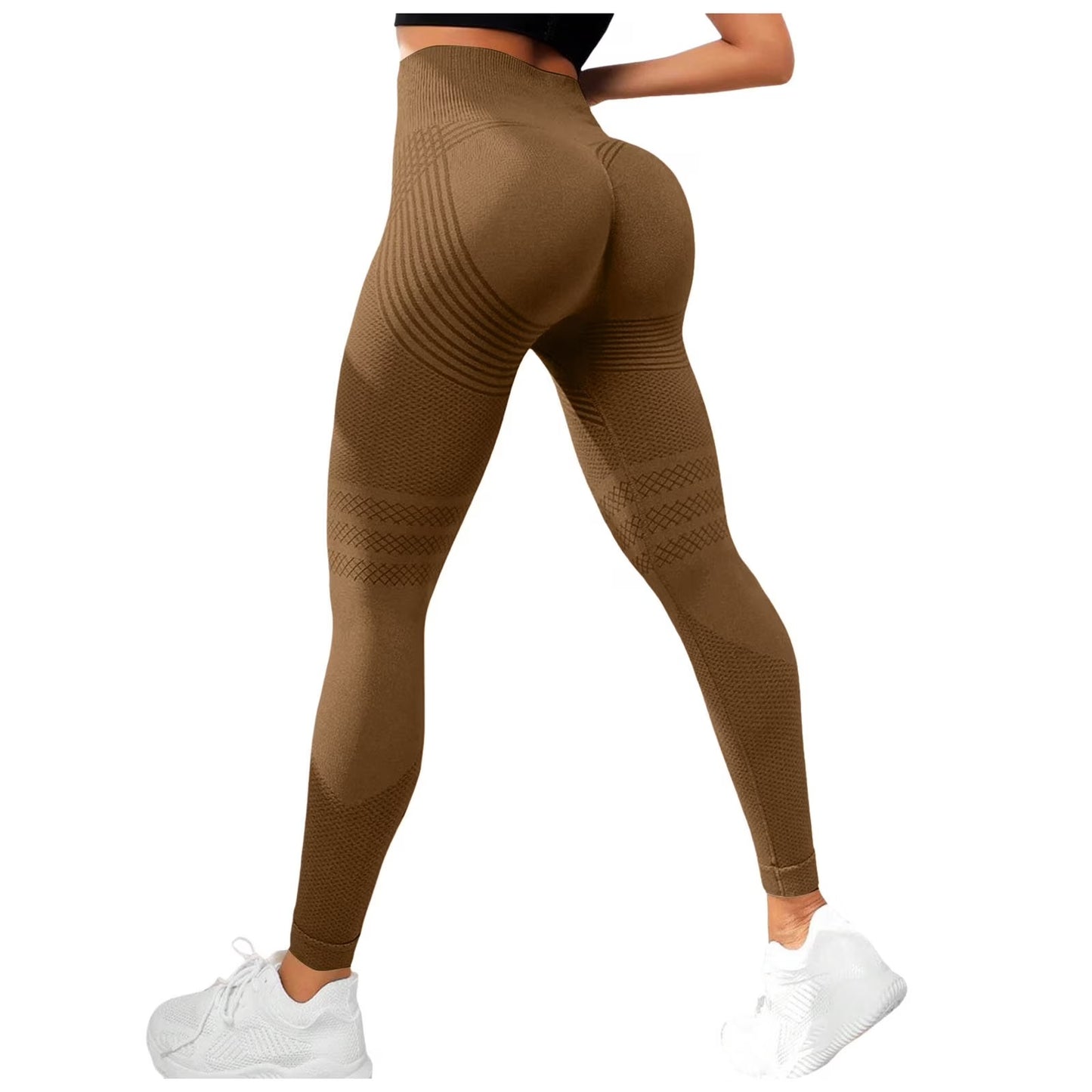 Leggings CLARISA deportiva, cintura alta, con frunce.