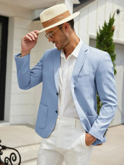 Blazer DERRY de hombre, color azul claro.