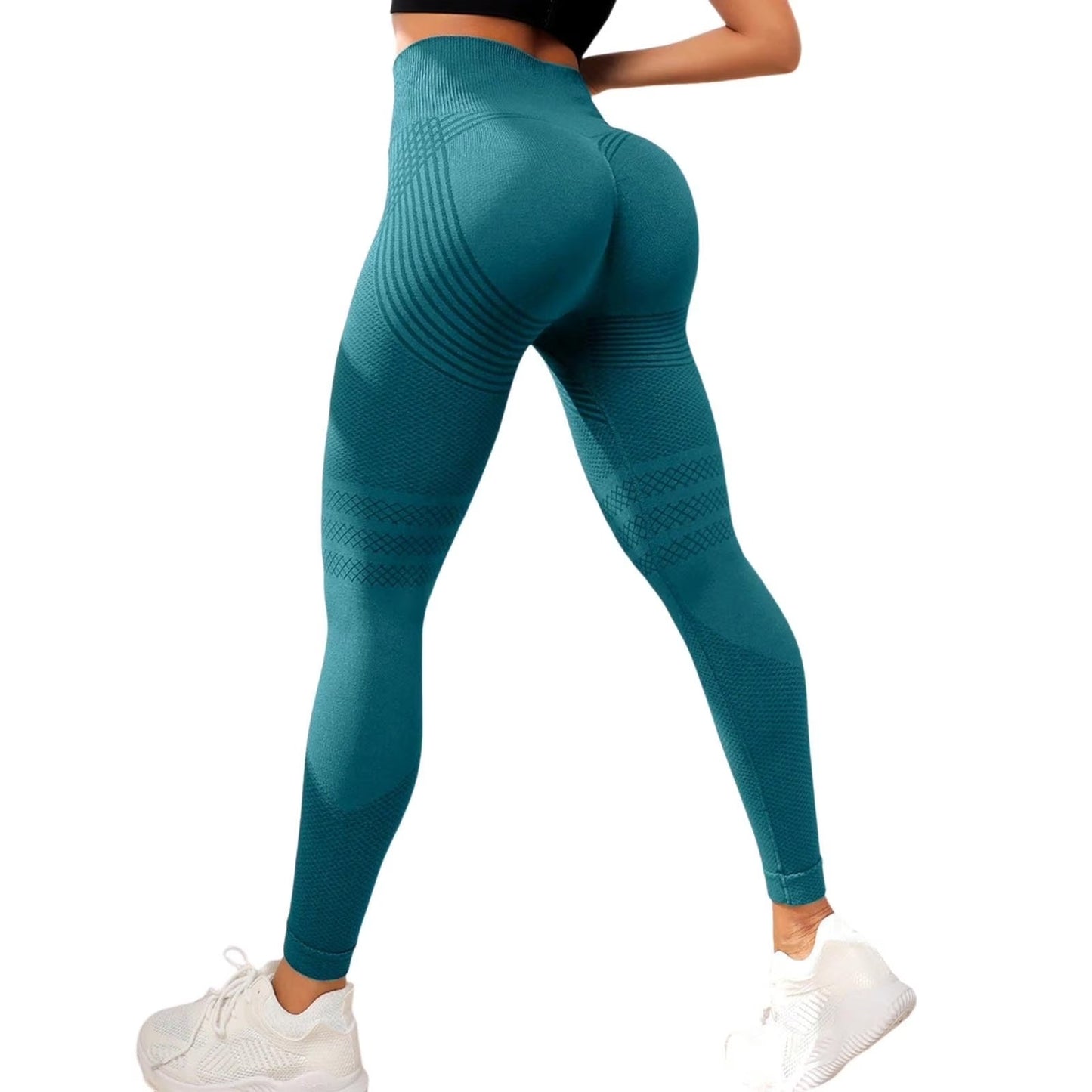 Leggings CLARISA deportiva, cintura alta, con frunce.