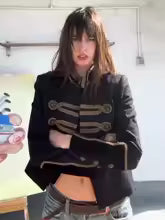 Chaqueta ÉLITE, estilo napoleón, militar. Tendencia 2026.