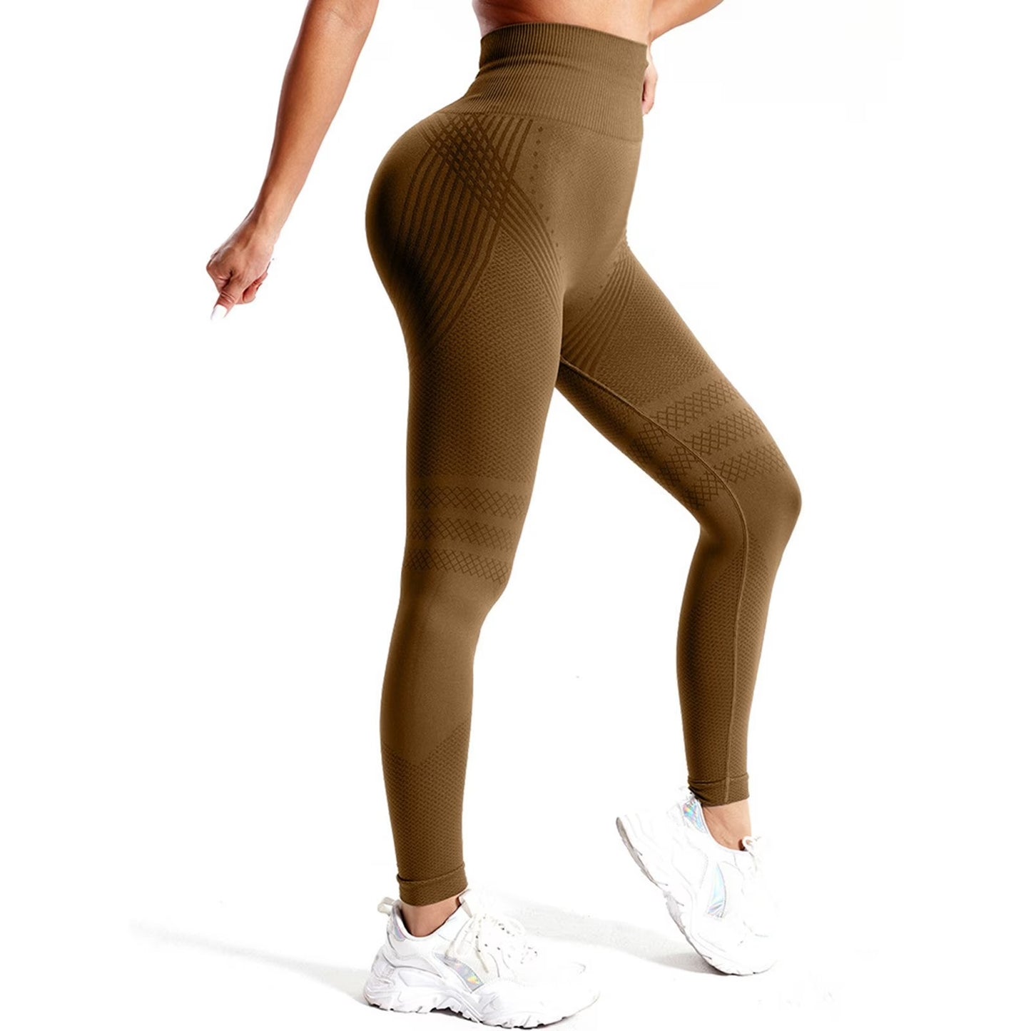 Leggings CLARISA deportiva, cintura alta, con frunce.