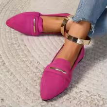 Mocasines PAULA, elegantes, con hebilla.