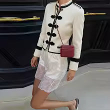 Chaqueta SOBERANA, estilo Napoleón, militar, tendencia 2026.