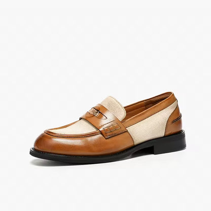 Mocasines JULIA de cuero, para mujer.