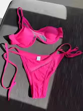 Bikini CASSIA, de 2 piezas, con transparencias.
