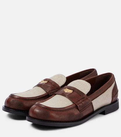 Mocasines JULIA de cuero, para mujer.