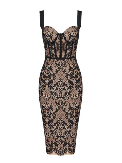 Vestido SHADOW, de encaje.