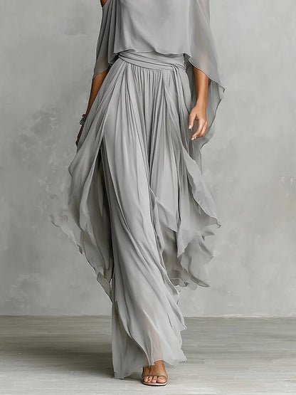 ISABELLA | Conjunto gris fluido