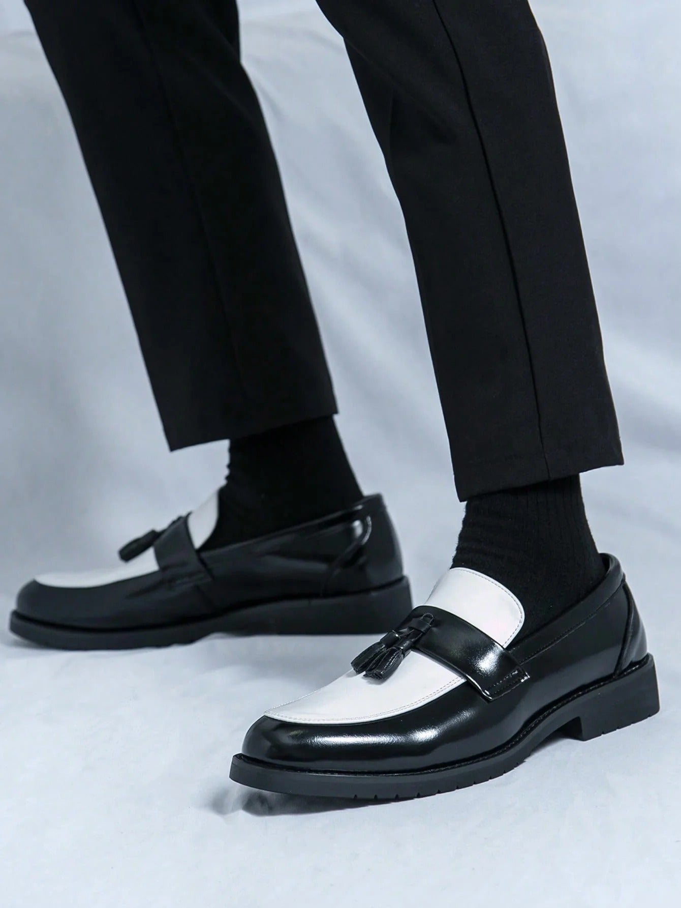 Mocasines RENZO de Hombre Elegantes con Borlas | Zapatos Slip-On de Cuero Cómodos y Versátiles