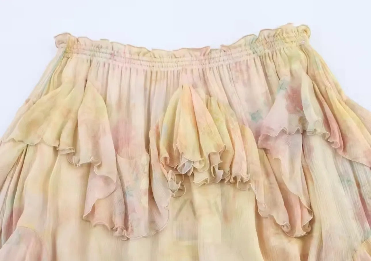 Falda REBECA, larga estilo Boho chic, tendencia 2026