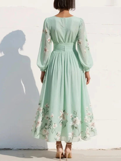 Vestido AURA SERENA color verde agua