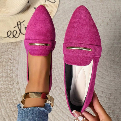 Mocasines PAULA, elegantes, con hebilla.