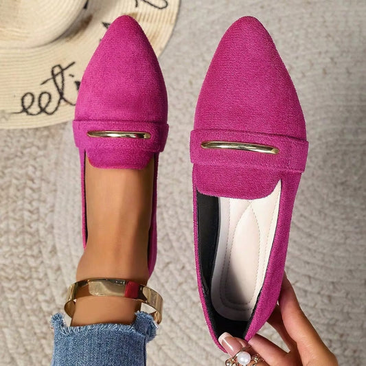 Mocasines PAULA, elegantes, con hebilla.