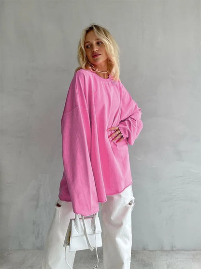 Camiseta BARBY CHIC rosa, manga larga, 2026.