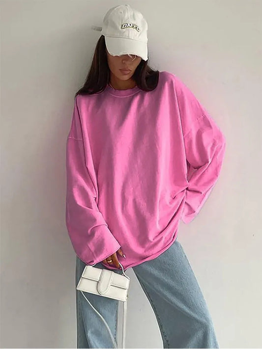 Camiseta BARBY CHIC rosa, manga larga, 2026.