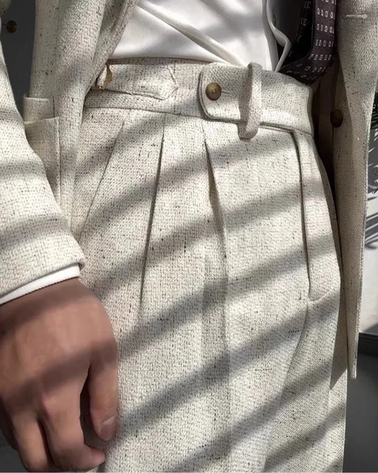 Pantalones BUENOS AIRES de lana elegantes y cómodos para hombre.