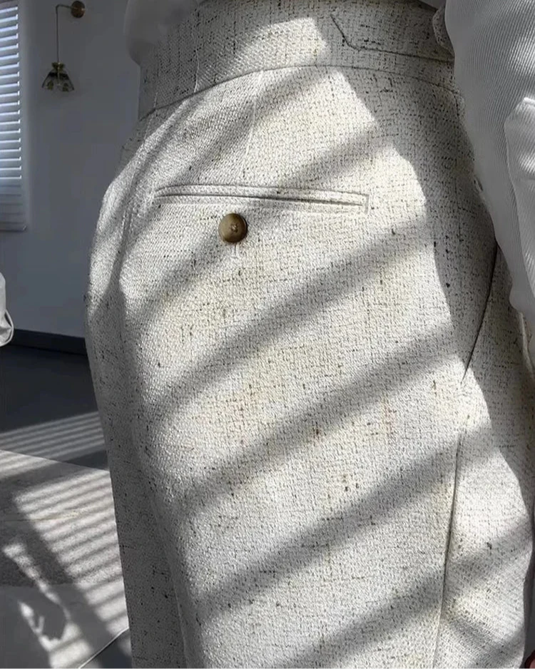 Pantalones BUENOS AIRES de lana elegantes y cómodos para hombre.
