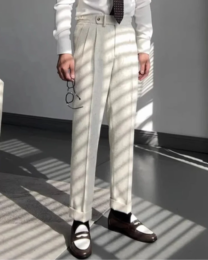 Pantalones BUENOS AIRES de lana elegantes y cómodos para hombre.