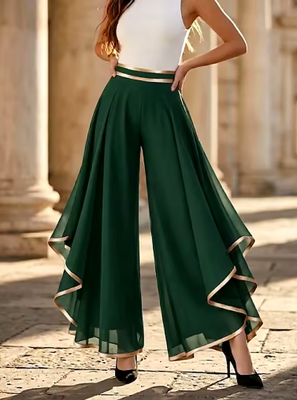 Pantalones TIZIANA de pierna ancha para mujer.
