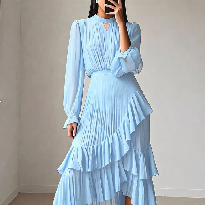 Vestido ALLEGRA, mangas largas, estilo elegante.