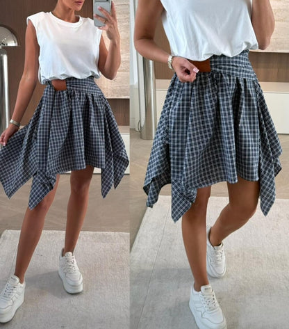 Falda escocesa NARA a cuadros.